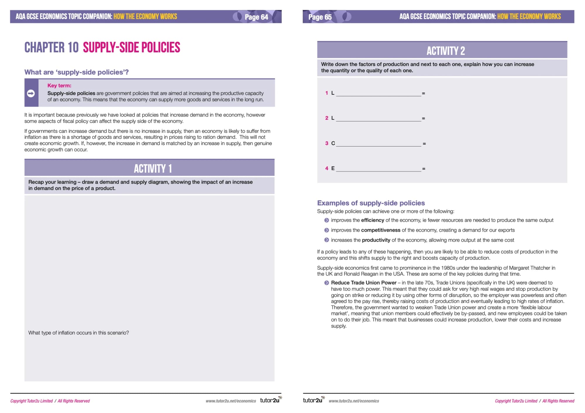 Student workbooklets — cover